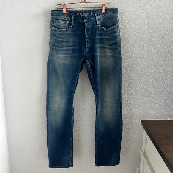 Denham Jeans Razor Slim Fit Denim Jeans Amsterdam Denim W31 - Picture 1 of 10